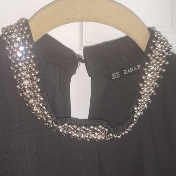 Zara Embellished Tank Black - Picture 3 of 5